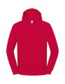 Heren Hoodie Fruit of the Loom Iconic Rood